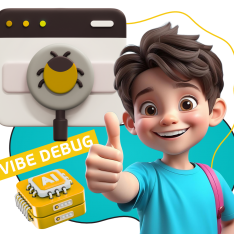 Тестирование & Vibe Debug. Охотники за багами - КИБЕРшкола программирования для детей, компьютерные курсы для школьников, начинающих и подростков - KIBERone г. Железногорск