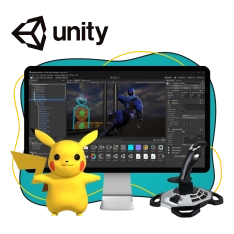 Мир игр на Unity 2D на популярном движке + AI-помощники - КИБЕРшкола программирования для детей, компьютерные курсы для школьников, начинающих и подростков - KIBERone г. Железногорск