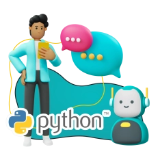 Умный чат-бот на Python на Telegram - КИБЕРшкола программирования для детей, компьютерные курсы для школьников, начинающих и подростков - KIBERone г. Железногорск