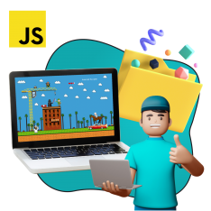 Программирование на JavaScript. Учимся создавать игры! - КИБЕРшкола программирования для детей, компьютерные курсы для школьников, начинающих и подростков - KIBERone г. Железногорск